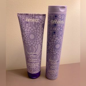 amika Bust your Brass shampoo and conditioner